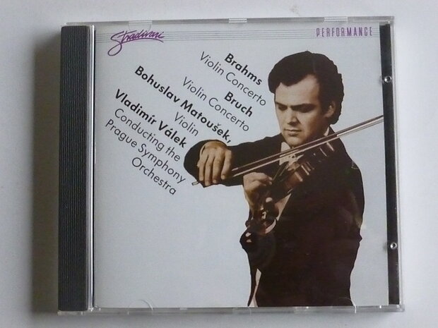 Brahms - violin concerto / Bruch - Bohuslav Matousek / Vladimir Valek