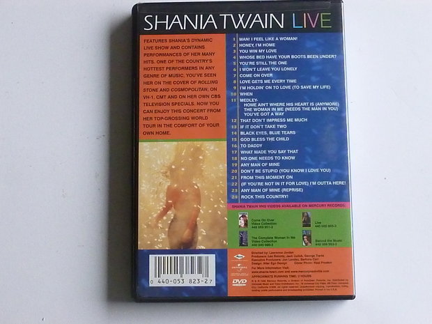 Shania Twain - Live (DVD) Nieuw