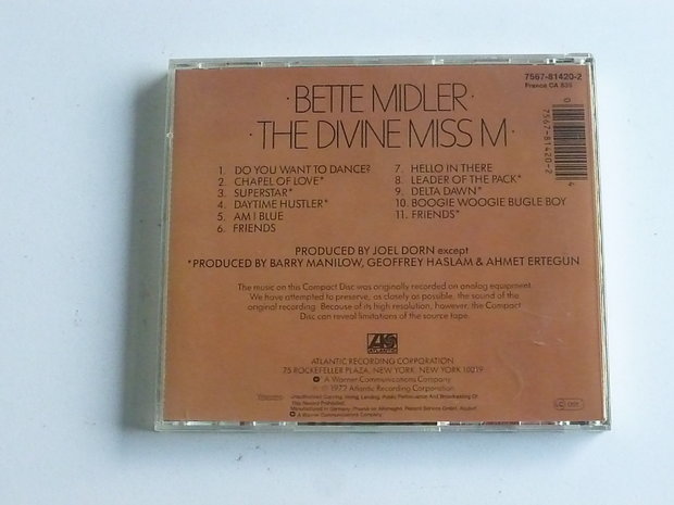 Bette Midler - The Divine Miss M
