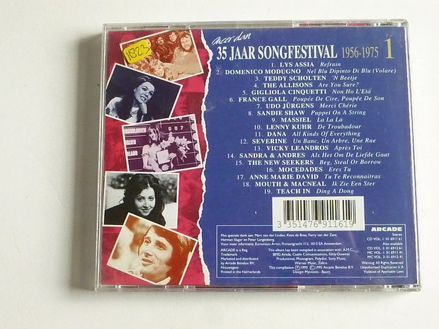 Meer dan 35 jaar Songfestival 1956-1975 Deel 1