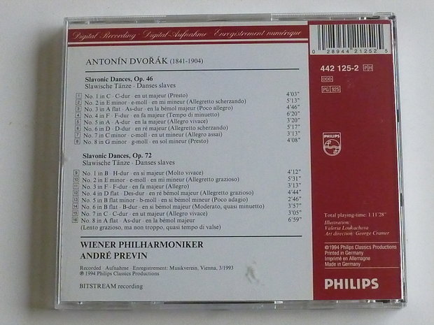 Dvorak - Slavonic Dances / Andre Previn