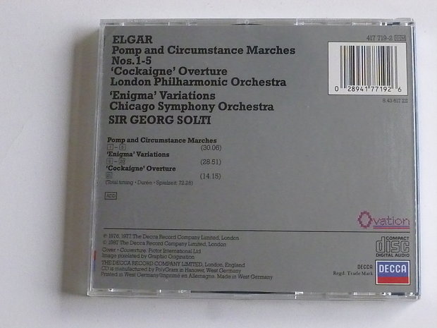 Elgar - Pomp and Circumstance Marches / Sir Georg Solti