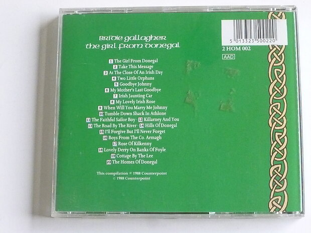 Bridie Gallagher - The girl from Donegal