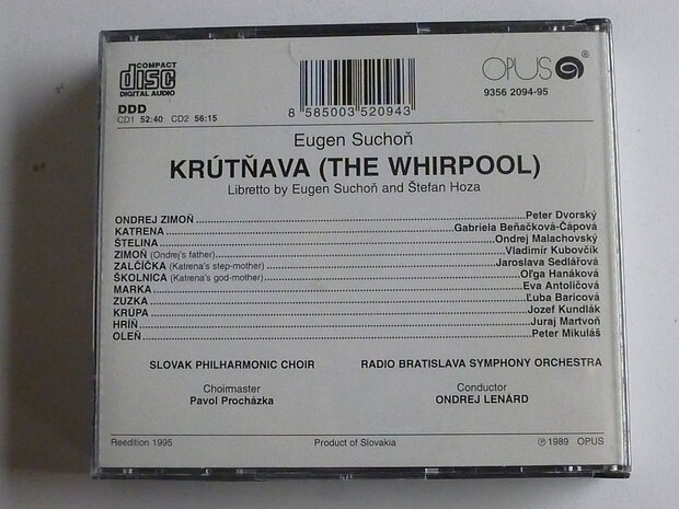 Eugen Suchon - Krutnava (The Whirpool) 2 CD