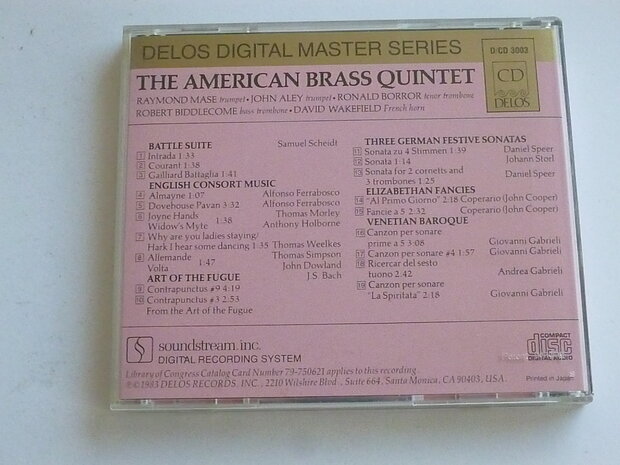 The American Brass Quintet - Music of Renaissance