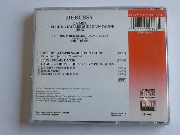 Debussy - La Mer / LSO by Serge Baudo