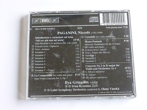 Ilya Gringolts - Paganini (Bis)