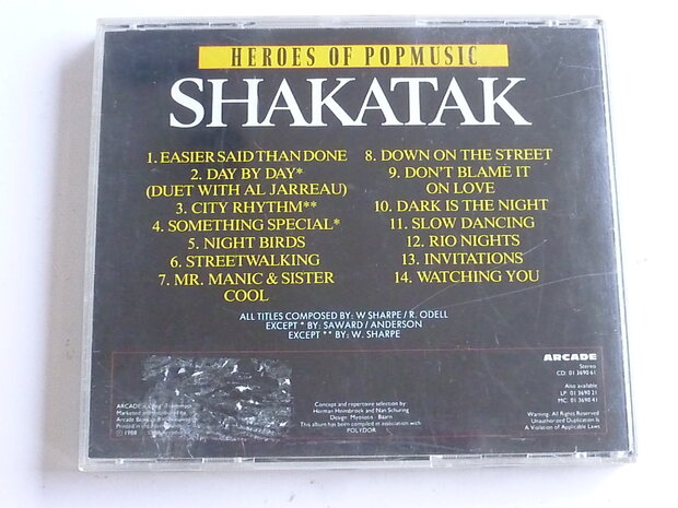 Shakatak - Heroes of Popmusic