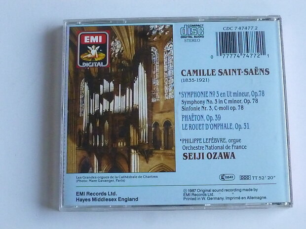 Saint Saens - Symphonie 3 / P. Lefebvre, Seiji Ozawa