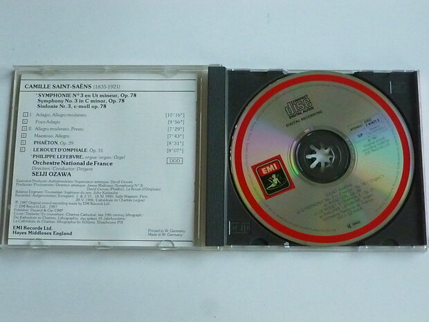 Saint Saens - Symphonie 3 / P. Lefebvre, Seiji Ozawa