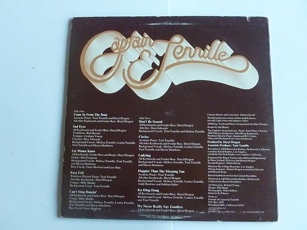 Captain & Tennille - Come in from the rain (LP)