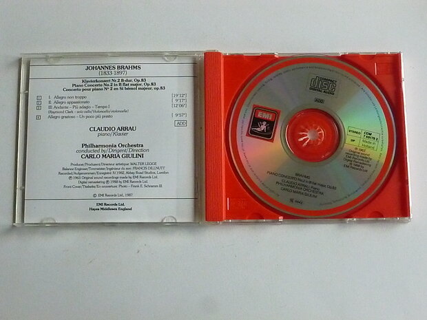 Brahms - Klavierkonzert nr. 2 / Claudio Arrau , Guilini