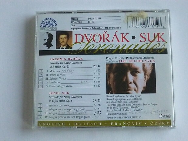 Dvorak / Suk - Serenades / Jiri Belohlavek