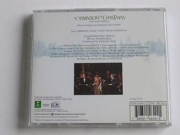 A Celebration of Christmas - Carreras / Cole / Domingo (erato)