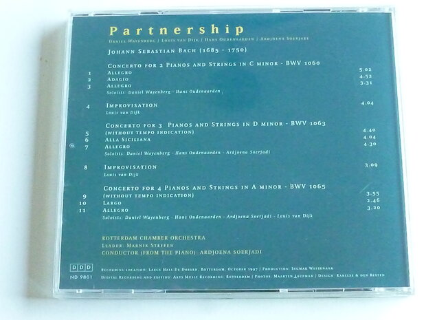 Bach - Partnership / Daniel Wayenberg, Louis van Dijk, Oudenaarden, Soerjadi