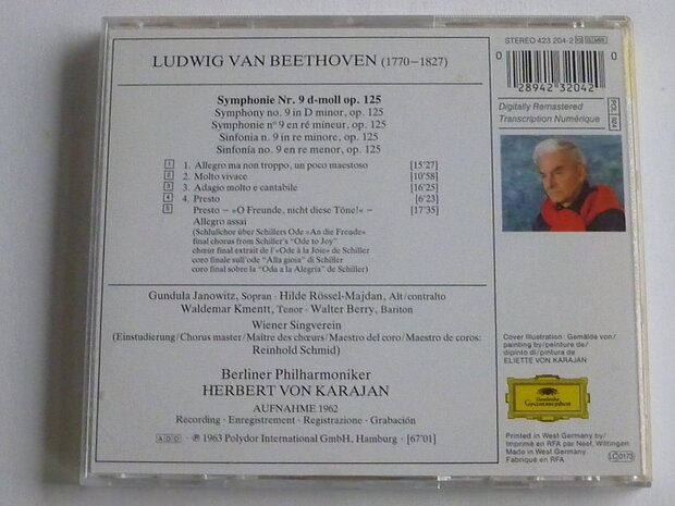Beethoven - Symphonie nr. 9 / Karajan (1963) remastered