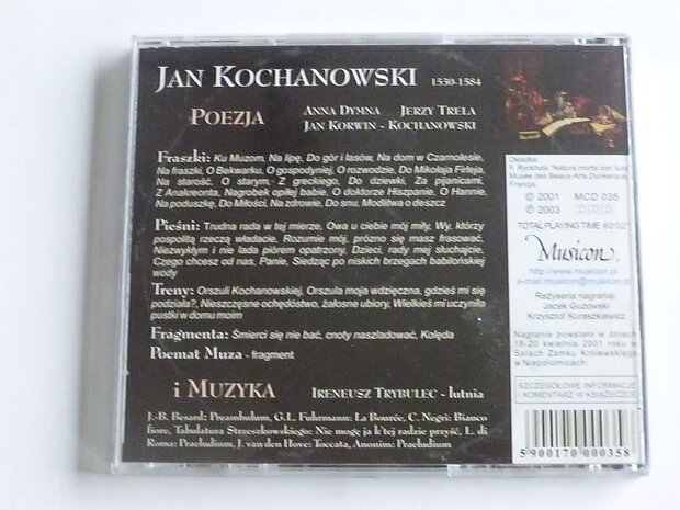 Jan Kochanowski - Poezja i Muzyka