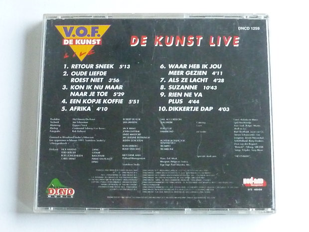 V.O.F. De Kunst - De Kunst Live