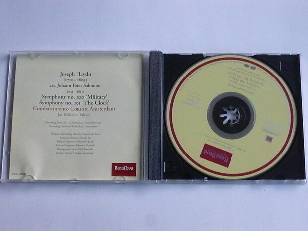 Haydn - Symph. 100 & 101 / Combattimento Consort Amsterdam