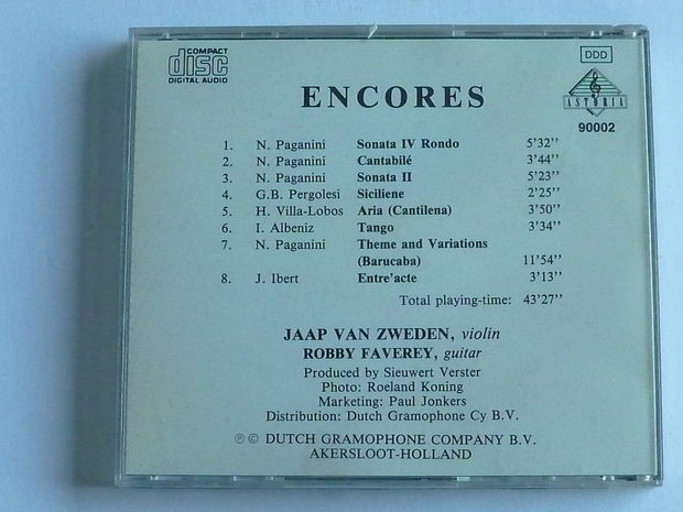 Jaap van Zweden , Robby Faverey