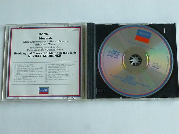 Handel - Messiah / Elly Ameling, Neville Marriner (1976 Decca)