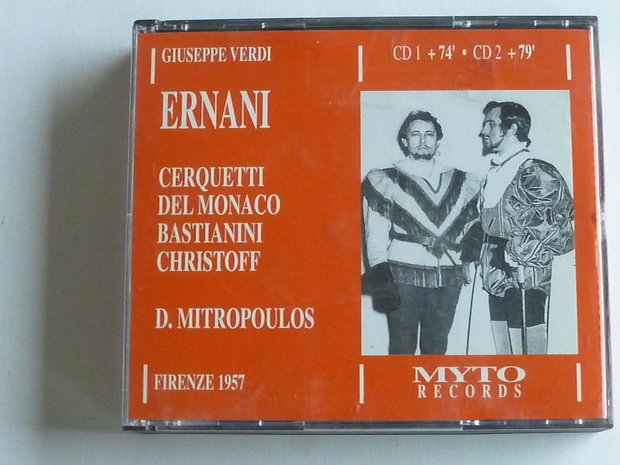 Verdi - Ernani / Cerquetti / Del Monaco / D. Mitropoulos (2 CD)