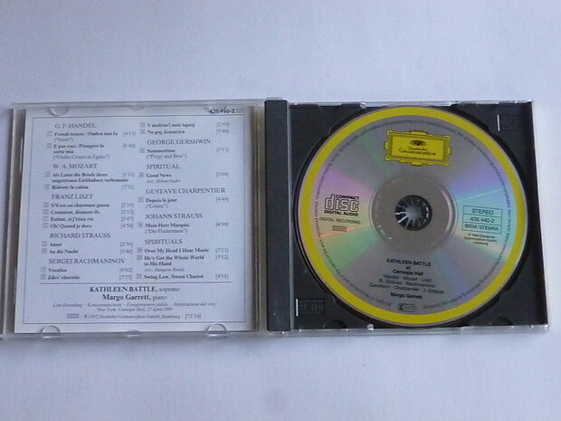 Kathleen Battle at Carnegie Hall