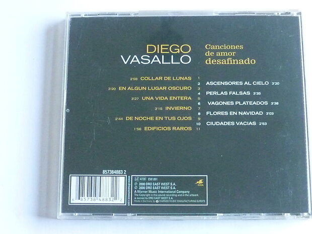 Diego Vasallo - Canciones de amor desafinado