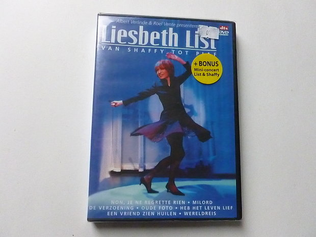 Liesbeth List - Van Shaffy tot Piaf (DVD) Nieuw geseald