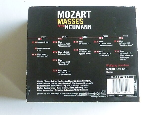Mozart - Masses / Peter Neumann (5 CD)