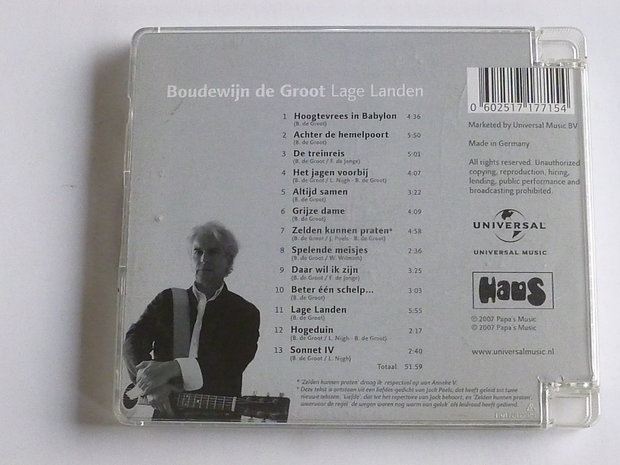 Boudewijn de Groot - Lage Landen