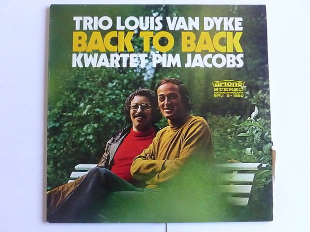 Trio Louis van Dyke - Back to Back / Kwartet Pim Jacobs (LP)