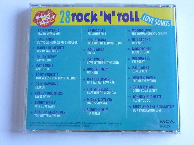 28 Rock 'n Roll Love Songs