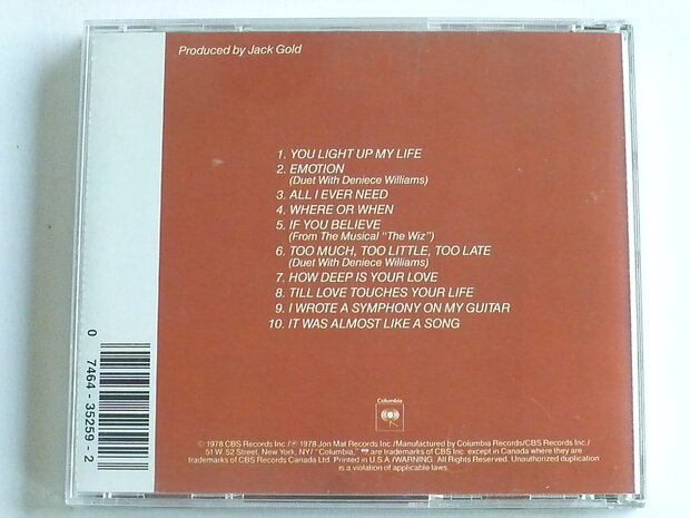 Johnny Mathis - You light up my life (usa)