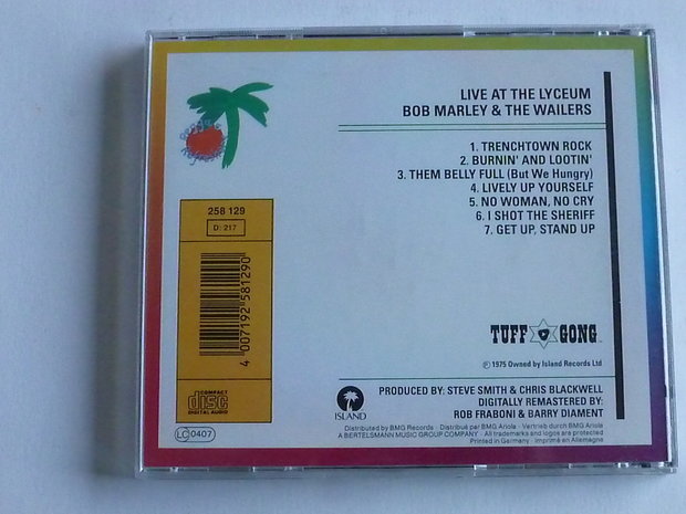 Bob Marley - Live at the Lyceum