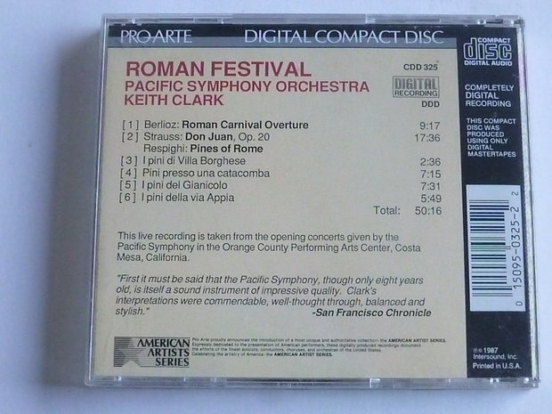 Roman Festival / Pacific Symphony - Keith Clark