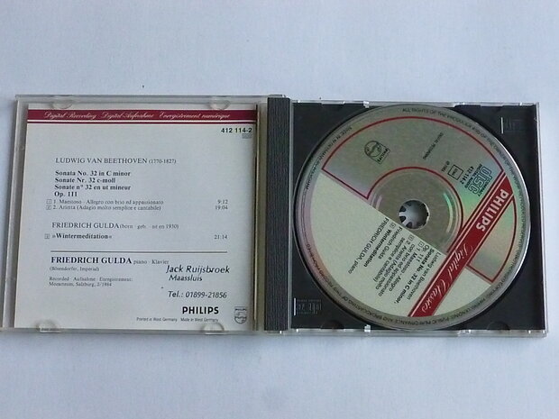 Beethoven - Piano Sonata / Friedrich Gulda