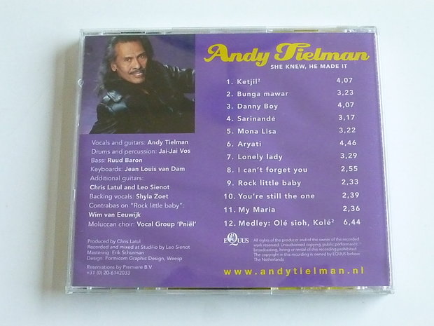 Andy Tielman - She knew, he made it