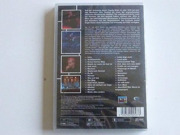 Herbert Gronemeyer - Live at Montreux 2012 (DVD) Nieuw