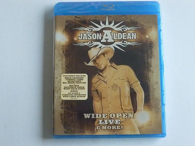 Jason Aldean - Wide Open Live & More! (blu-ray) Nieuw