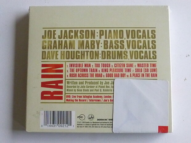 Joe Jackson - Rain (CD+DVD) nieuw