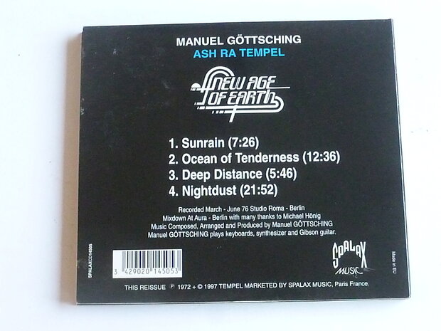 Manuel Göttsching - Ash Ra Tempel / New Age of Earth (digipack)