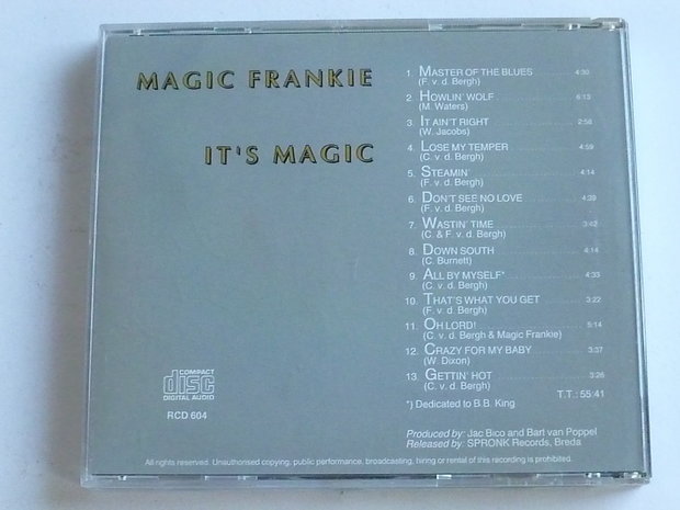 Magic Frankie - It's Magic (gesigneerd)