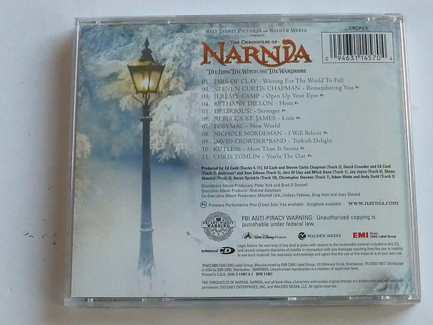 Music inspired by Narcia, the lion, the witch and the wardrobe (soundtrack)