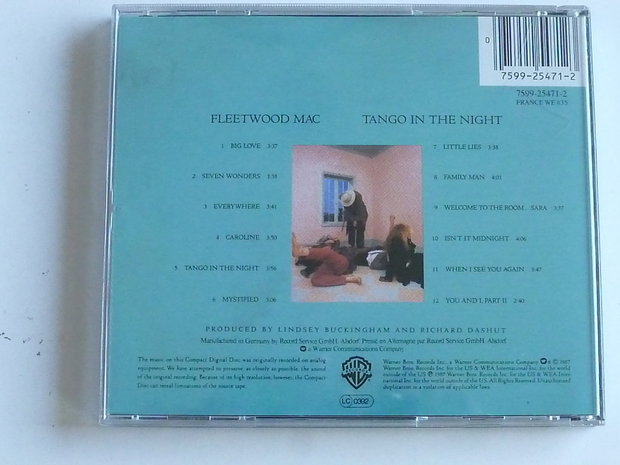 Fleetwood Mac - Tango in the Night