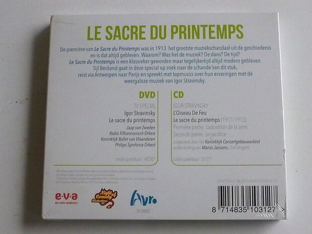 Stravinsky - Le Sacre du Printemps / de tiende van Tijl(CD +  DVD) nieuw