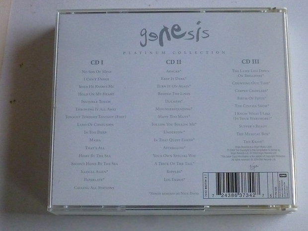 Genesis - Platinum Collection (3 CD)