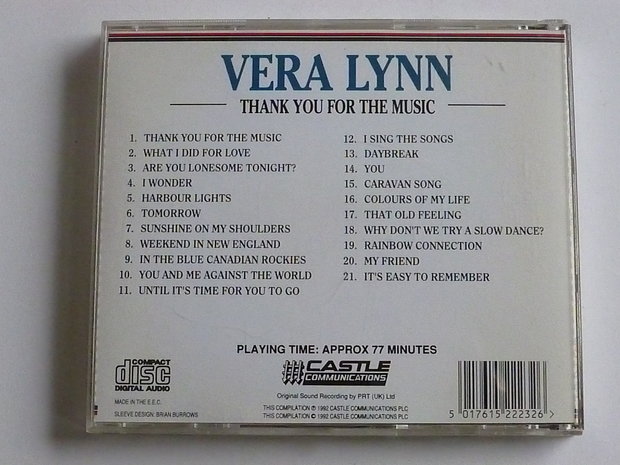 Vera Lynn - Thank you for the Music