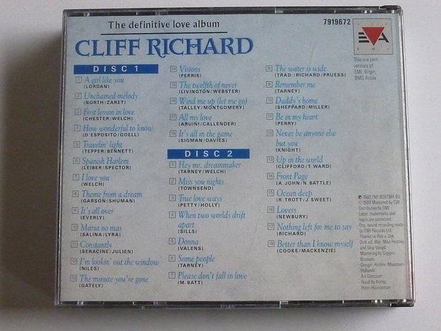 Cliff Richard - The definitive Love Album (2 CD)