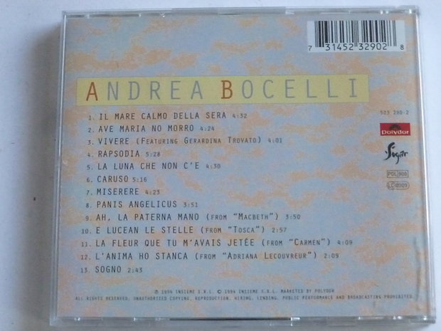 Andrea Bocelli - Il mare calmo della sera